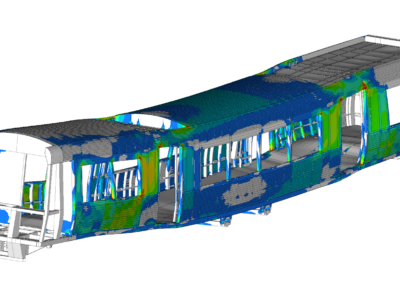 Full Rail Vehicle Carbody Structural Analysis